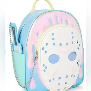 Pastel Jason Mask Mini Backpack - Friday the 13th